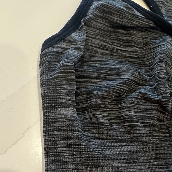 Jockey Women's Charcoal and Black Sports Bra - Picture 3 of 6